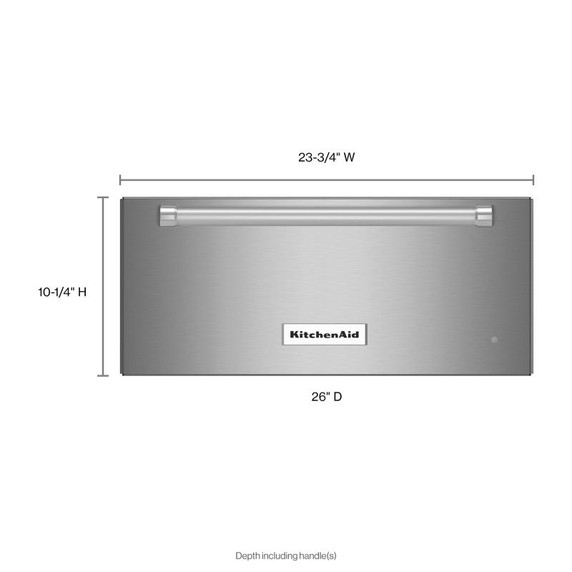 Kitchenaid® 24'' Slow Cook Warming Drawer KOWT104ESS Kitchenaid® 24'' Slow Cook Warming Drawer KOWT104ESS