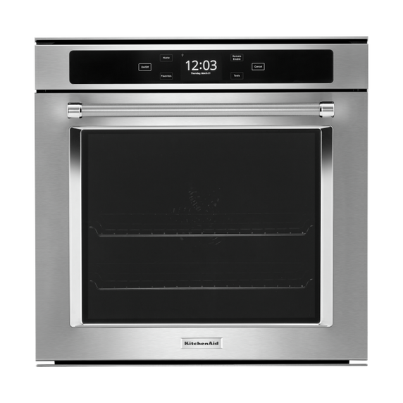 Kitchenaid® 24 Smart Single Wall Oven with True Convection YKOSC504PPS