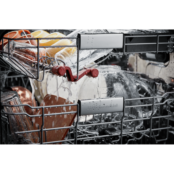 Kitchenaid® 44 dBA Dishwasher in PrintShield™ Finish with FreeFlex™ Third Rack KDTM604KBS