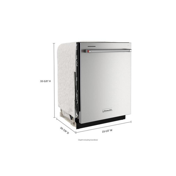KitchenAid® 39 dBA Dishwasher in PrintShield™ Finish with Third Level Utensil Rack KDTE204KPS