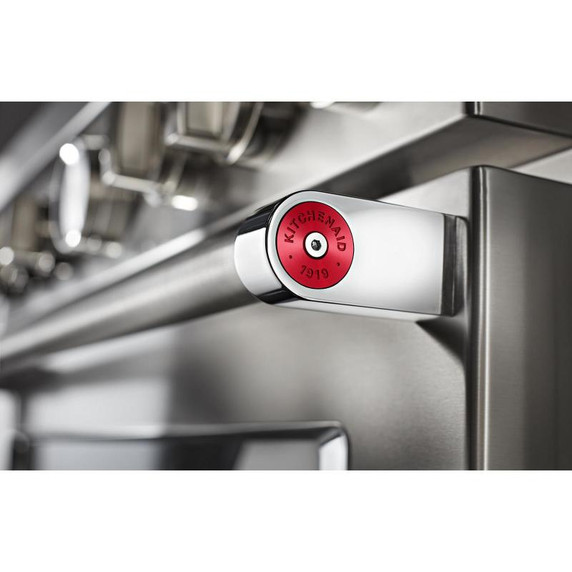 KitchenAid® 36'' Smart Commercial-Style Gas Range with 6 Burners KFGC506JSS