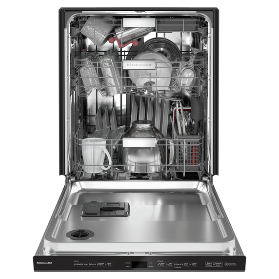 Kitchenaid® 44 dBA Dishwasher in PrintShield™ Finish with FreeFlex™ Third Rack KDPM604KBS