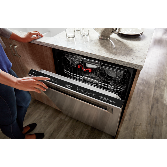 Kitchenaid® 44 dBA Dishwasher in PrintShield™ Finish with FreeFlex™ Third Rack KDPM604KBS