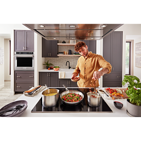 Kitchenaid® 30 Single Wall Oven with Even-Heat™ True Convection KOSE500EBS