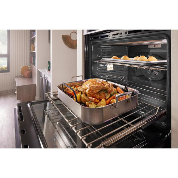KitchenAid® 30" Double Wall Oven with Air Fry Mode KOED530PBS