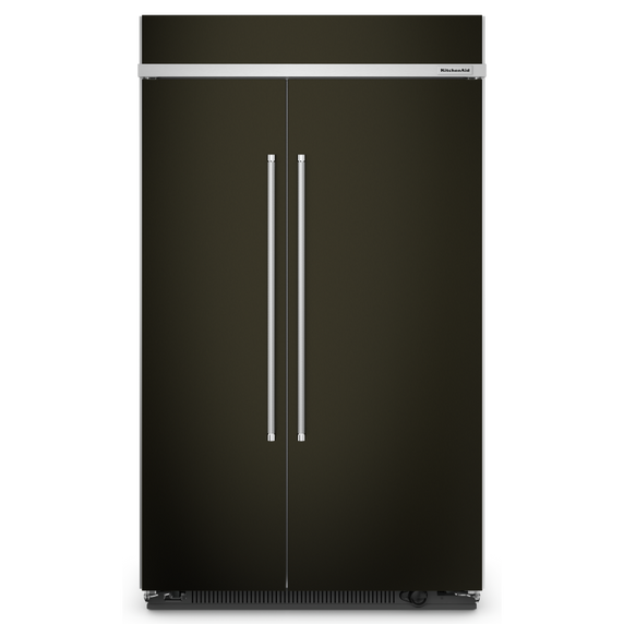 Kitchenaid® 30 Cu. Ft. 48 Built-In Side-by-Side Refrigerator with PrintShield™ Finish KBSN708MBS