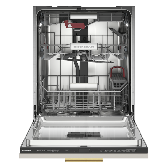 Kitchenaid® 39 dBA Panel-Ready Flush-to-Cabinet Dishwasher with FreeFlex™ Fit Third Level Rack KDTF924PPA