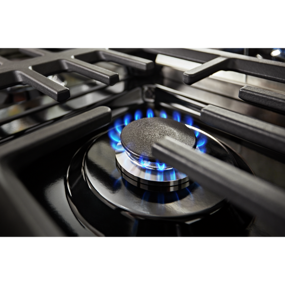 KitchenAid® 48'' Smart Commercial-Style Gas Range with Griddle KFGC558JMH