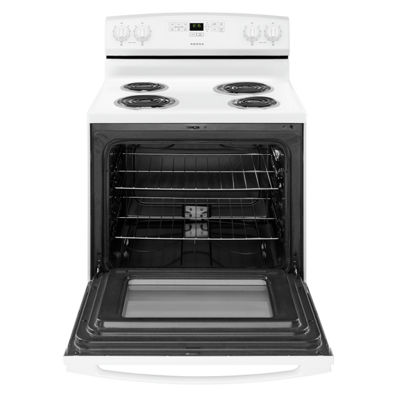 Amana® 30-inch Electric Range with Bake Assist Temps YACR4303MFW