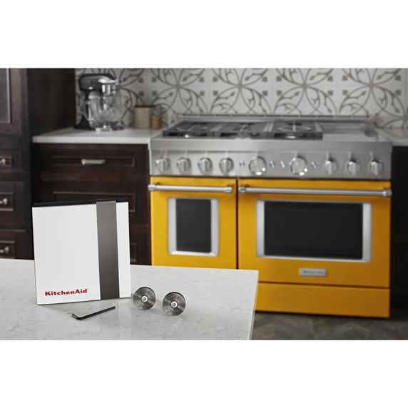 KitchenAid® Commercial-Style Range Handle Medallion Kit W11368841BO