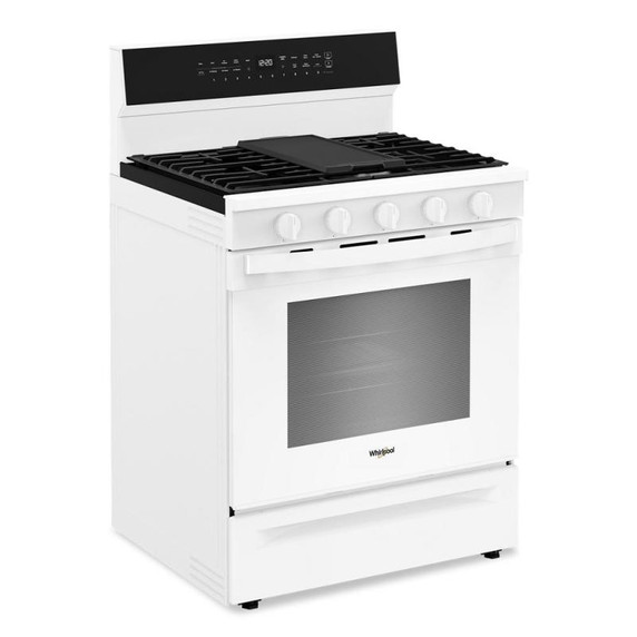 Whirlpool® 30-inch Smart Gas Range with Air Cooking Technology, Steam/Self Cleaning, Rapid Preheat 5.3 CuFt Capacity WFGS7530RW Whirlpool® 30-inch Smart Gas Range with Air Cooking Technology, Steam/Self Cleaning, Rapid Preheat 5.3 CuFt Capacity WFGS7530RW