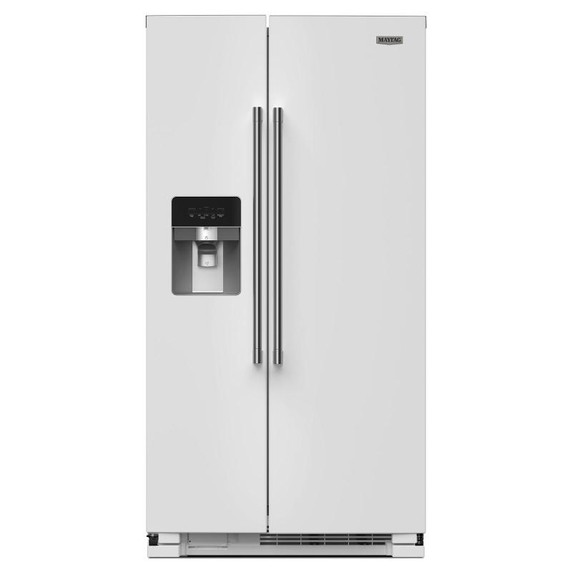 Maytag® 36-Inch Wide Side-by-Side Refrigerator - 25 Cu. Ft. MRSF4036PW Maytag® 36-Inch Wide Side-by-Side Refrigerator - 25 Cu. Ft. MRSF4036PW