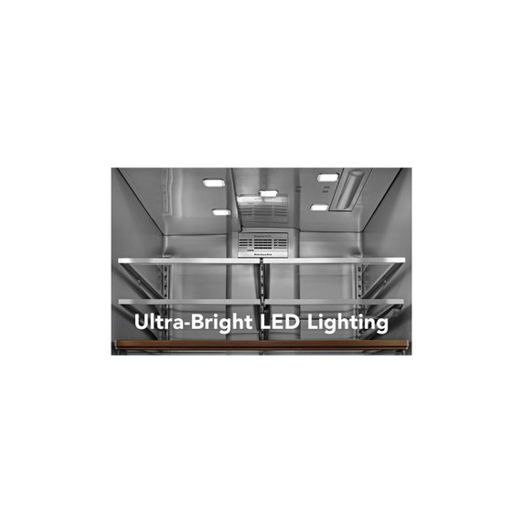 Kitchenaid® 26.2 Cu. Ft. Multi-Door French Door Refrigerator with Platinum Interior KRMF536RPS