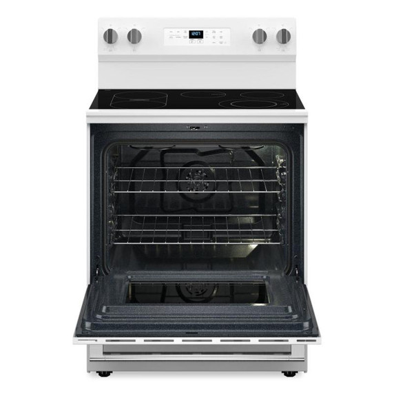 Maytag® 30-Inch Convection Electric Range With No Preheat Air Fry and Air Baking - 5.3 Cu. Ft. YMFES6030RW