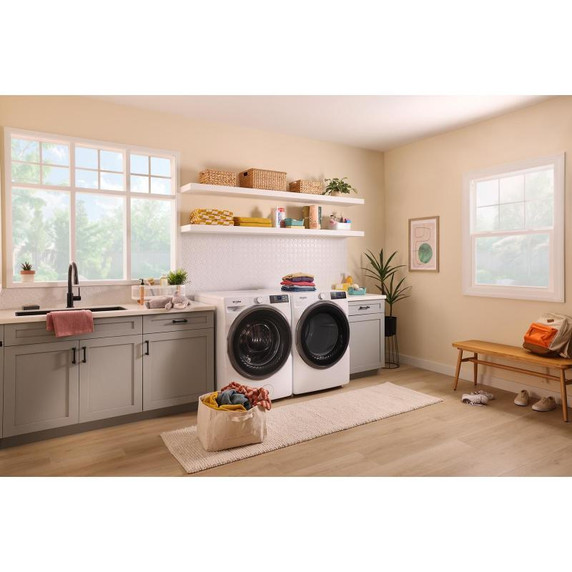 Whirlpool® 7.4 cu. ft. Smart Front Load ENERGY STAR® Certified Gas Dryer with Wrinkle Shield™ Option WGD5720RW