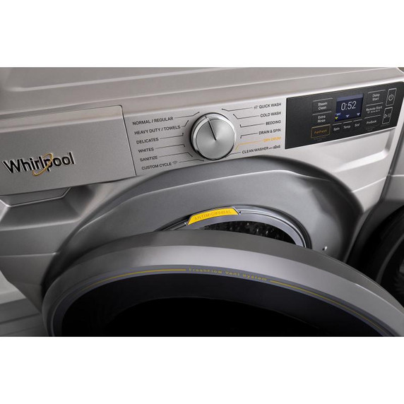 Whirlpool® 5.2 cu. ft. Smart Front Load ENERGY STAR® Certified Washer with FreshFlow™ Vent System WFW5720RR Whirlpool® 5.2 cu. ft. Smart Front Load ENERGY STAR® Certified Washer with FreshFlow™ Vent System WFW5720RR