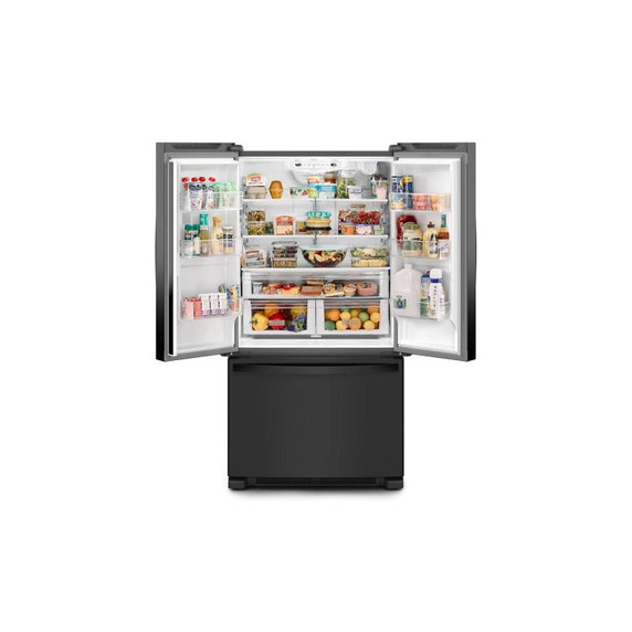 Whirlpool® 36-Inch Wide Counter-Depth French Door Bottom Mount Refrigerator - 20 cu. ft. WRFC2036RB