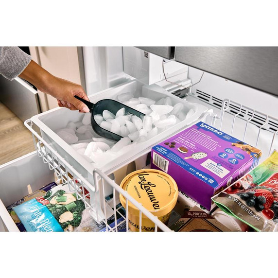 Whirlpool® 36-Inch Wide Full-Depth French Door Bottom Mount Refrigerator - 25 cu. ft. WRFF3036RW