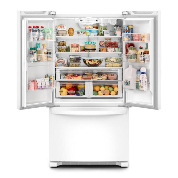 Whirlpool® 36-Inch Wide Full-Depth French Door Bottom Mount Refrigerator - 25 cu. ft. WRFF3036RW