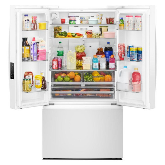 Whirlpool® 36-Inch French Door Refrigerator with Interior Water Dispenser - 31 cu. ft. WRFF3336SW Whirlpool® 36-Inch French Door Refrigerator with Interior Water Dispenser - 31 cu. ft. WRFF3336SW