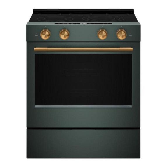 Kitchenaid® 5.3 Cu. Ft. Slide-in Electric Range with Two Even-Heat™ Hyper Elements and Convection Cooking Modes YKSES530SJP