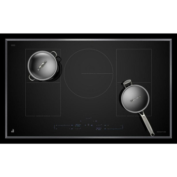 Jennair® 36" Lustre Smart Induction Cooktop with Temperature-Controlled Cooking JICT736SS