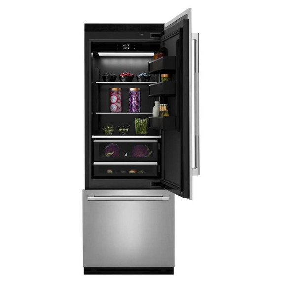 Jennair® Panel-Ready 30" Built-In Bottom-Mount Refrigerator, Right Swing JBBFR30NMX