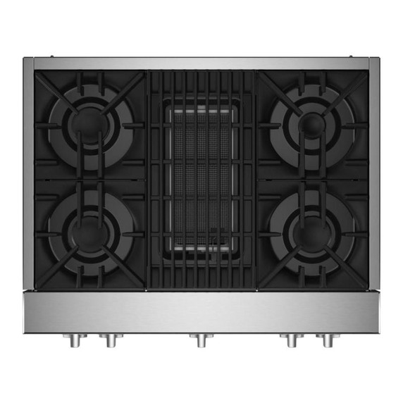 Jennair® 36" RISE™ Gas Professional-Style Rangetop with Gas Grill JGCP636HL