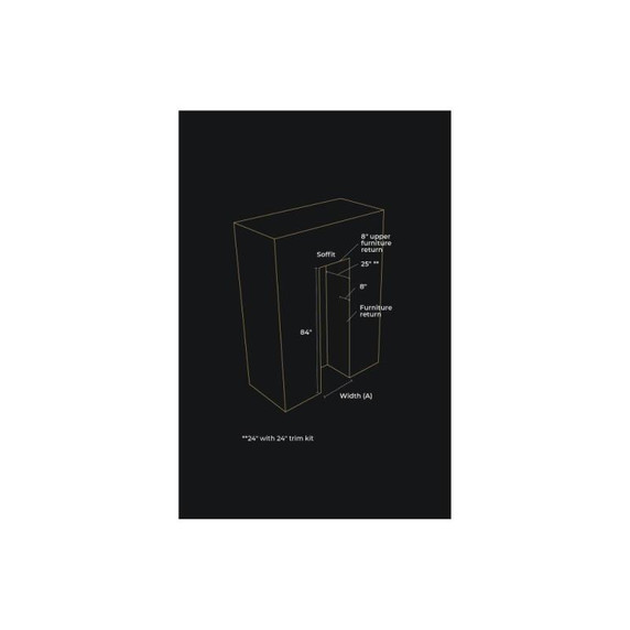 Jennair® 18" Panel-Ready Built-In Column Freezer, Left Swing JBZFL18IGX