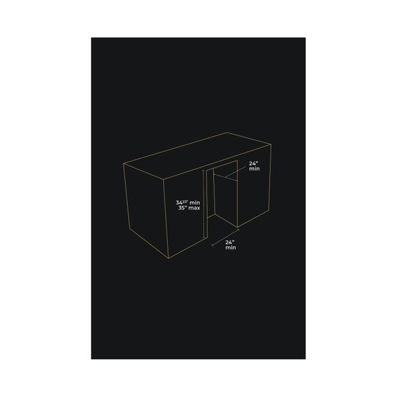 Jennair® RISE™ 24" Built-In Undercounter Wine Cellar, Right Swing JUWFR242HL