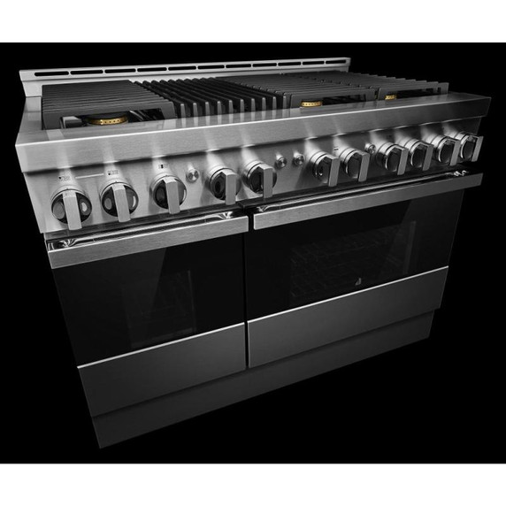 Jennair® 48" NOIR™ Gas Professional-Style Range with Infrared Grill JGRP648HM