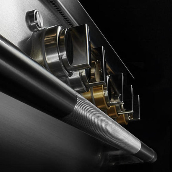 Jennair® 48" RISE™ Gas Professional-Style Range with Chrome-Infused Griddle JGRP548HL