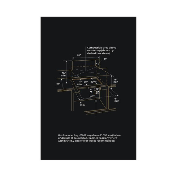 Jennair® 36” JX3™ Gas Downdraft Cooktop JGD3536GS