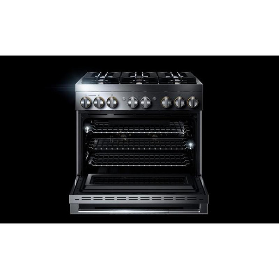 Jennair® 36" RISE™ Dual-Fuel Professional-Style Range JDRP436HL
