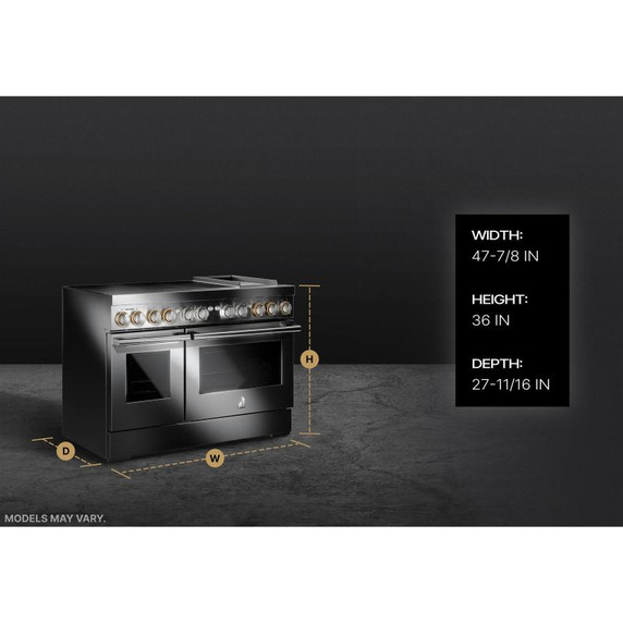 Jennair® RISE™ 48" Induction Professional-Style Range JPIGC748RL