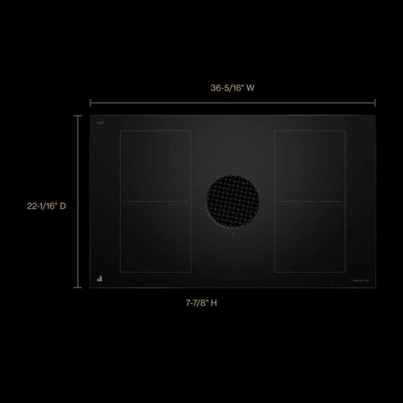 36" NextGen JennAir Downdraft Induction Cooktop JIDT836SBL