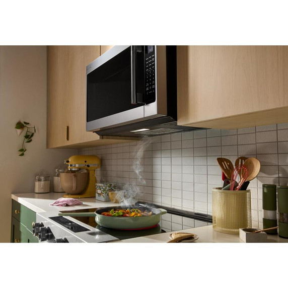 KitchenAid® 2.1 Cu. Ft. Over-the-Range Microwave Hood with a Handle YKMMS330SPS