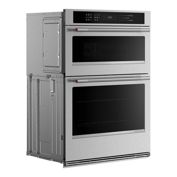 Kitchenaid® 30-inch Electric Combo Wall Oven with No Preheat Air Fry Mode - PrintShield™ Finish KOEC530SPS Kitchenaid® 30-inch Electric Combo Wall Oven with No Preheat Air Fry Mode - PrintShield™ Finish KOEC530SPS