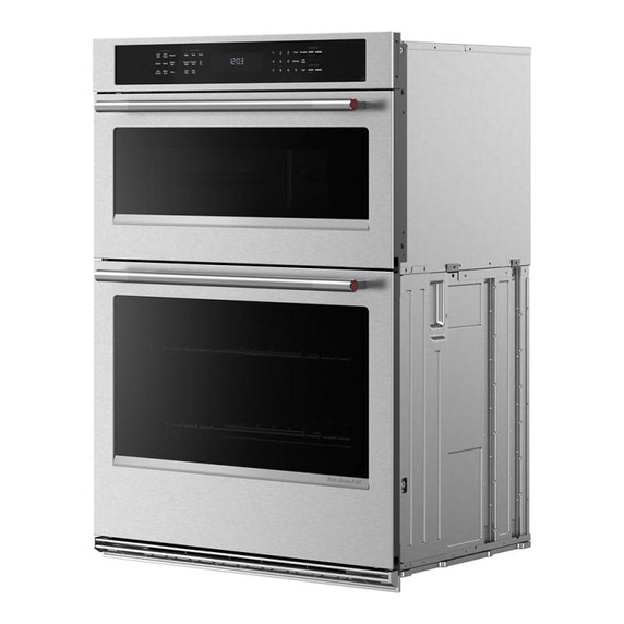 Kitchenaid® 30-inch Electric Combo Wall Oven with No Preheat Air Fry Mode - PrintShield™ Finish KOEC530SPS Kitchenaid® 30-inch Electric Combo Wall Oven with No Preheat Air Fry Mode - PrintShield™ Finish KOEC530SPS