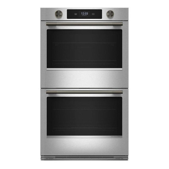 Kitchenaid® Smart Double Wall Oven with Assisted Cooking Modes KOED730SPS