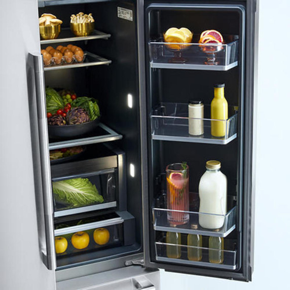 Jennair® RISE 36" Counter-Depth French Door Refrigerator JFFCCI72SL