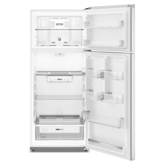 Whirlpool® 28-inch Wide Top Freezer Refrigerator with Total Coverage Cooling- 18.0 Cu. Ft. WRTX5118TW