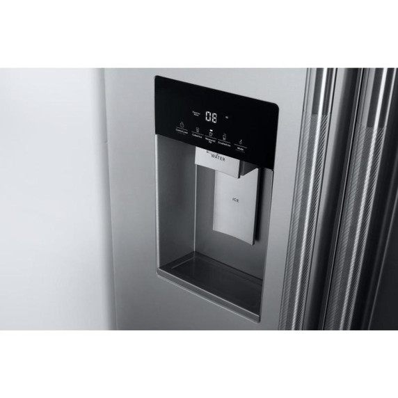 Jennair® RISE™ 36” Counter-Depth French Door Refrigerator with External Dispenser JFFCCE72SL