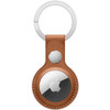 Husa Apple AirTag Leather Key Ring Saddle
