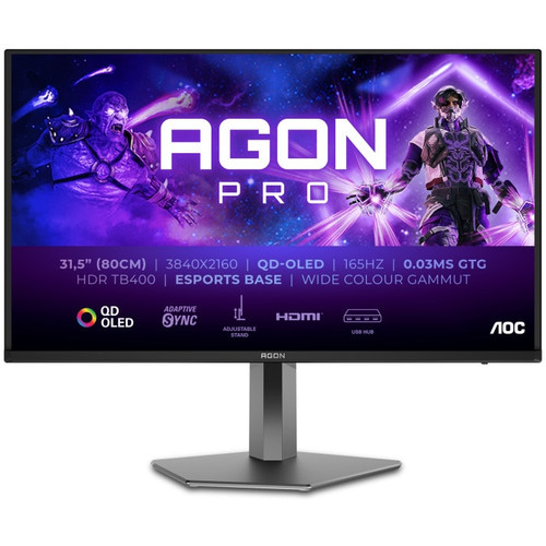 AOC Agon Pro AG326UD 31.5" OLED 4K 165Hz Gaming Monitor Black