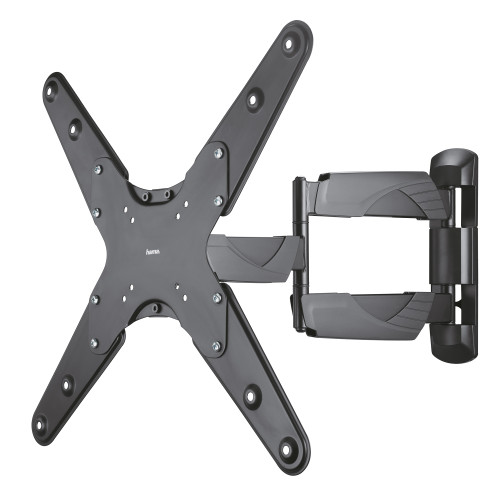 TV Hama Wall Bracket Swivel, Tilt, Pull-out 165cm 35kg Black