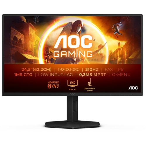 Monitor AOC 25G4SXU 24.5" 2xHDMI DP 300Hz USB Black