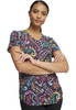 paisley print scrubs