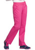 Cherokee Petite Mid Rise Straight Leg Cargo Pant (WW170P) in Hot Pink