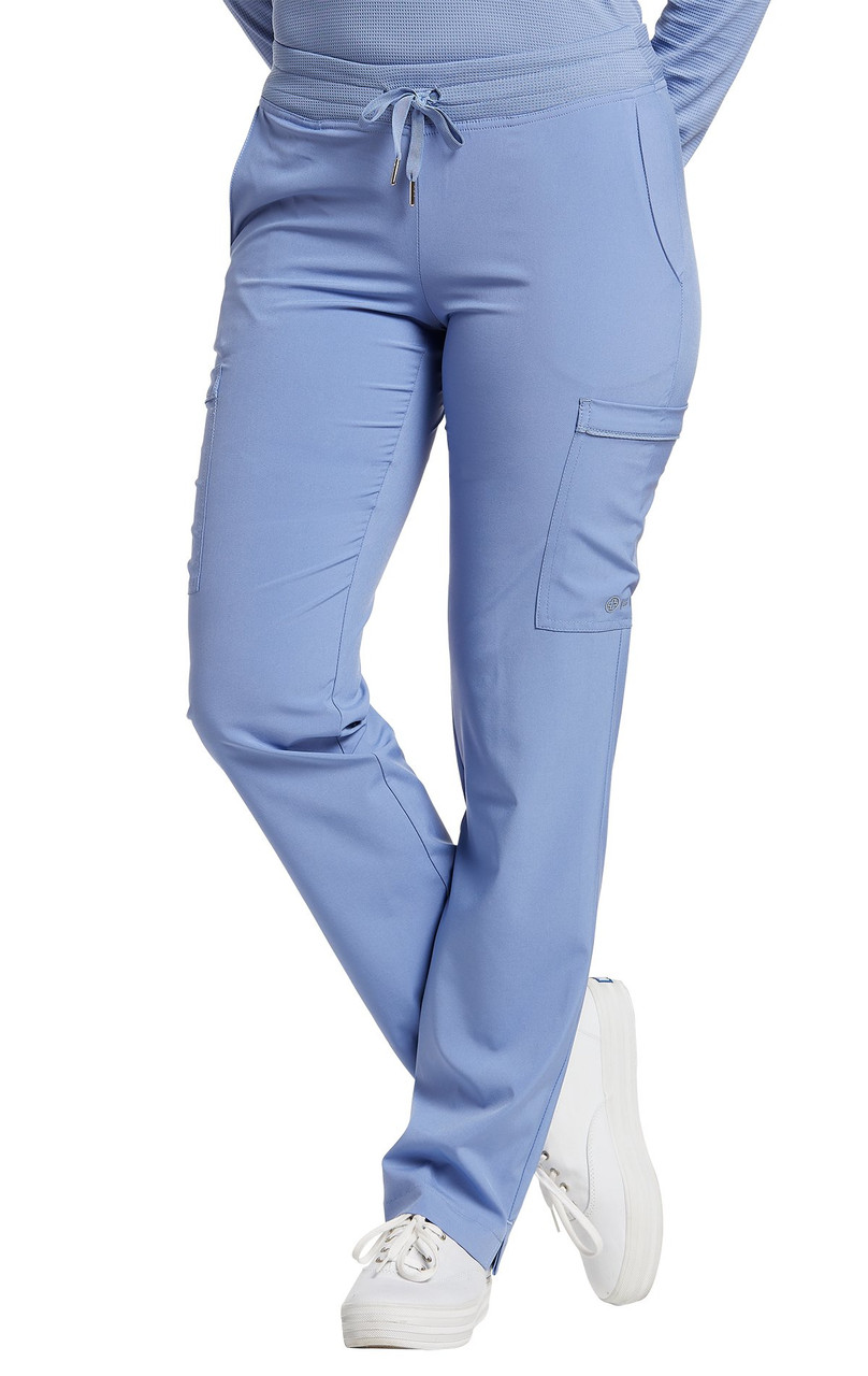 Women's Petite Scrub Pants - White Cross 351P Allure Yoga Pants